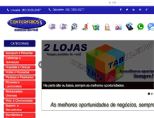 Tablet Screenshot of centerfrios.com